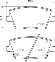 BREMBO P30112 - PASTILLA DE FRENO