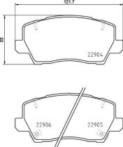 BREMBO P30114 - PASTILLA DE FRENO