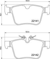 BREMBO P36037 - PASTILLA DE FRENO