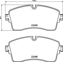 BREMBO P44028 - PASTILLA DE FRENO