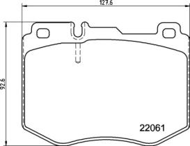 BREMBO P50145 - PASTILLA DE FRENO