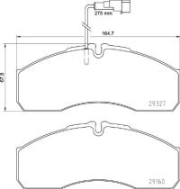 BREMBO P56123 - PASTILLA DE FRENO