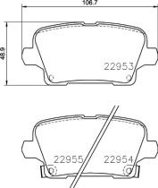 BREMBO P59097 - PASTILLA DE FRENO