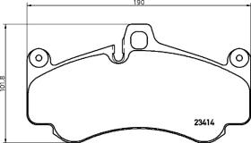 BREMBO P65032 - PASTILLA DE FRENO