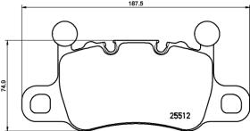 BREMBO P65038 - PASTILLA DE FRENO