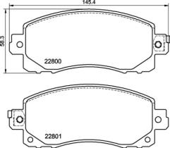 BREMBO P78028 - PASTILLA DE FRENO