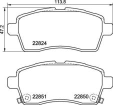 BREMBO P79037 - PASTILLA DE FRENO