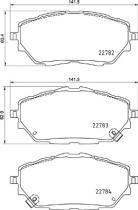 BREMBO P83171 - PASTILLA DE FRENO