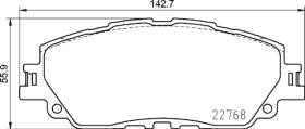 BREMBO P83172 - PASTILLA DE FRENO