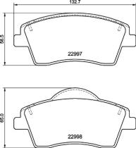 BREMBO P86033 - PASTILLA DE FRENO