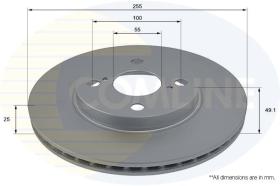 COMLINE ADC01107V - DISCO FRENO