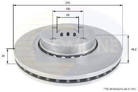 COMLINE ADC01118V - DISCO FRENO