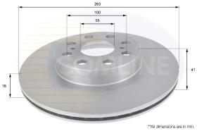 COMLINE ADC01129V - DISCO FRENO