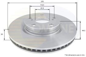 COMLINE ADC01136V - DISCO FRENO