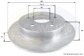 COMLINE ADC01137 - DISCO FRENO