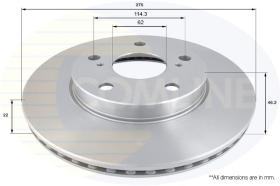 COMLINE ADC01140V - DISCO FRENO