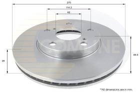 COMLINE ADC01143V - DISCO FRENO