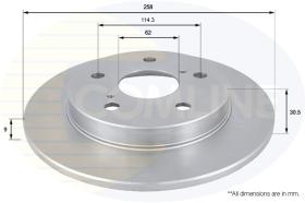 COMLINE ADC01145 - DISCO FRENO