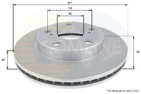 COMLINE ADC0139V - DISCO FRENO TOYOTA ESTIMA 90-> 99 ,