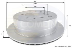 COMLINE ADC0159V - DISCO FRENO