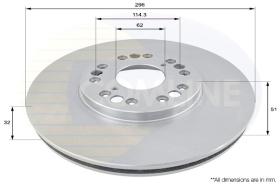 COMLINE ADC0162V - DISCO FRENO