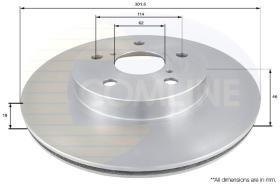 COMLINE ADC0174V - DISCO FRENO