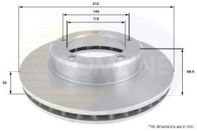 COMLINE ADC0182V - DISCO FRENO