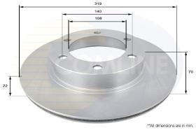 COMLINE ADC0184V - DISCO FRENO