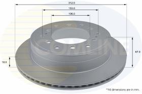 COMLINE ADC0185V - DISCO FRENO