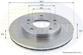 COMLINE ADC0228V - DISCO FRENO