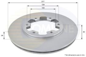 COMLINE ADC0238V - DISCO FRENO