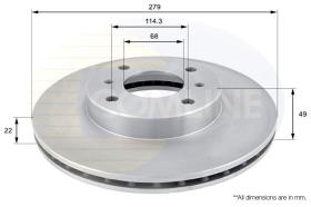 COMLINE ADC0252V - DISCO FRENO