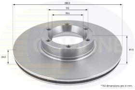 COMLINE ADC0263V - DISCO FRENO