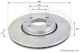 COMLINE ADC0266V - DISCO FRENO