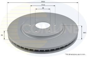 COMLINE ADC0269V - DISCO FRENO