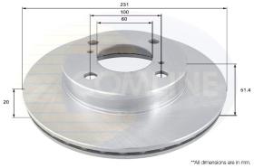 COMLINE ADC0276V - DISCO FRENO