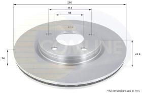 COMLINE ADC0277V - DISCO FRENO