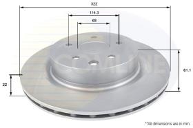 COMLINE ADC0278V - DISCO FRENO