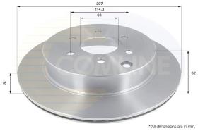 COMLINE ADC0282V - DISCO FRENO