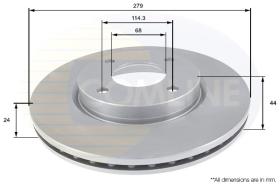 COMLINE ADC0284V - DISCO FRENO