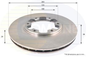 COMLINE ADC0291V - DISCO FRENO