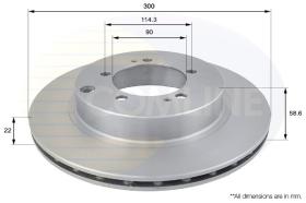 COMLINE ADC0358V - DISCO FRENO