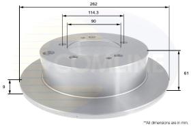 COMLINE ADC0368 - DISCO FRENO