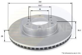 COMLINE ADC0379V - DISCO FRENO