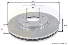 COMLINE ADC0381V - DISCO FRENO