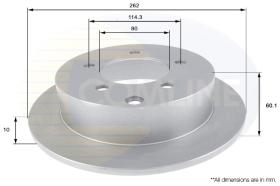 COMLINE ADC0382 - DISCO FRENO