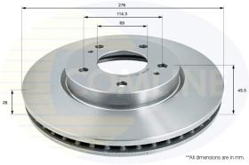 COMLINE ADC0383V - DISCO FRENO