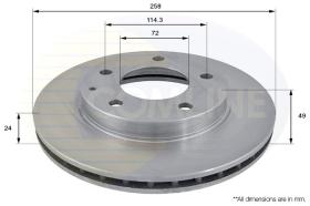 COMLINE ADC0416V - DISCO FRENO