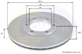 COMLINE ADC0444V - DISCO MAZDA B SERIE 89->96