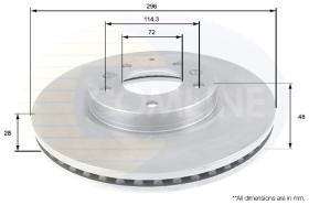 COMLINE ADC0459V - DISCO FRENO